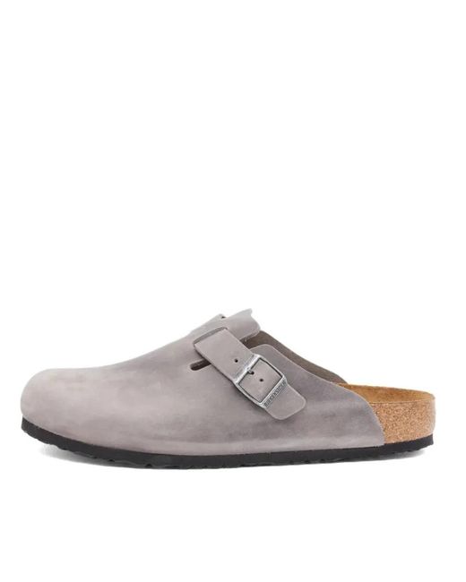 Birkenstock Gray Mules for men
