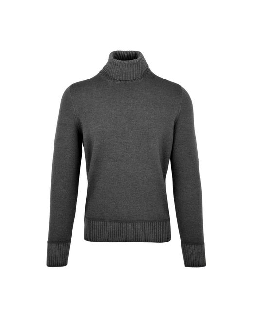 Drumohr Truien & Vesten ,Grijs ,Grijze Coltrui Voor in het Gray voor heren