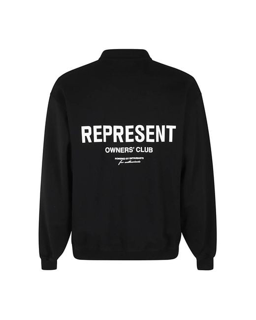 Represent Black Polo Shirts for men