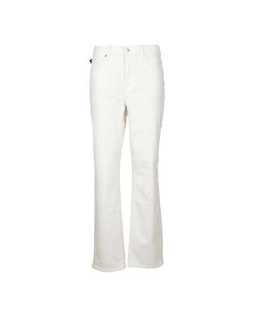 PAIGE Boot-Cut Jeans in het White