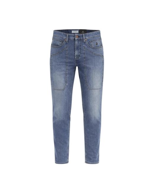 Jeckerson Blue Slim Fit Jeans for men