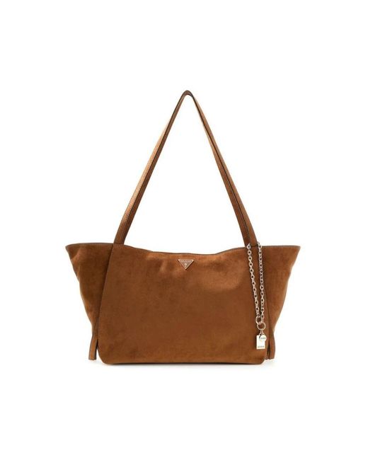Guess Brown Shopping Bags
