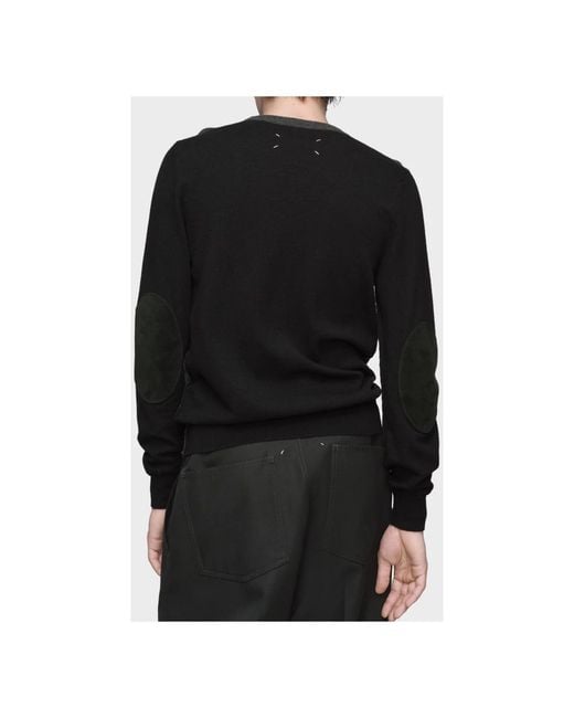 Round-Neck Knitwear Maison Margiela pour homme en coloris Black