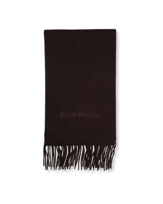Winter Scarves Acne de hombre de color Black