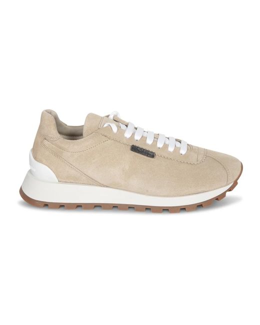 Brunello Cucinelli White Sneakers Für Frauen Aw25