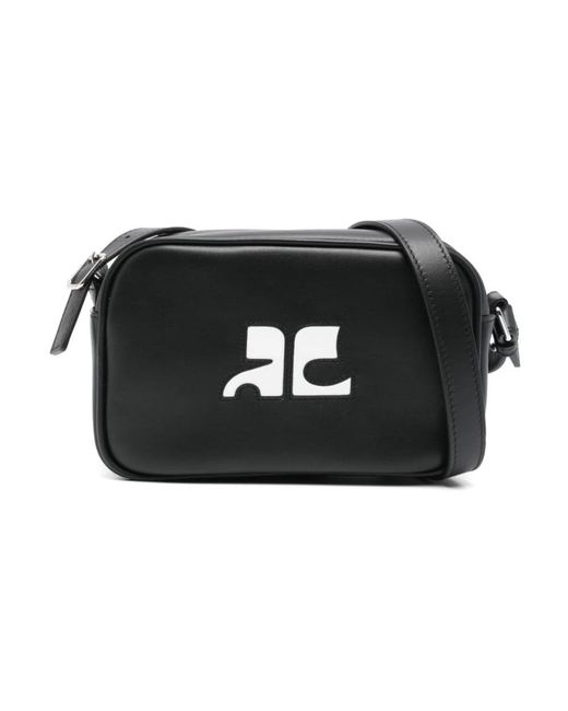 Courreges Black Shoulder Bags