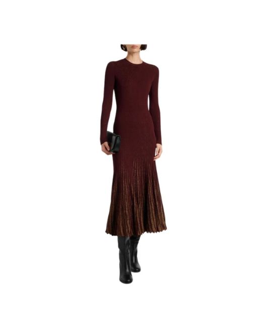 Ulla Johnson Purple Plissiertes kleid amaranthus