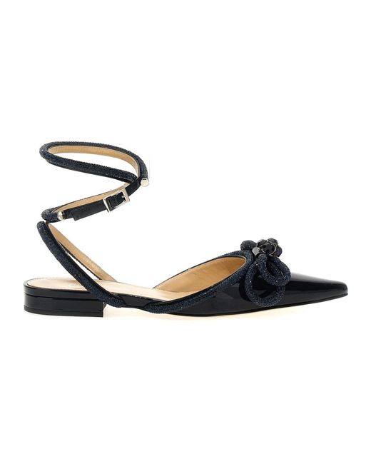 Mach & Mach Blue Ballerina Shoes