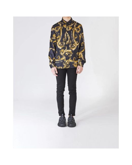 Versace Jeans Couture Blue Casual Shirts for men