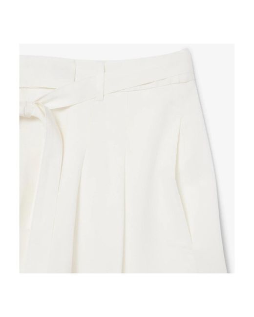 Lacoste White Short Shorts