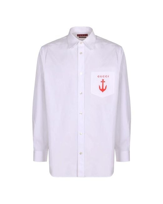 Gucci Blue Casual Shirts for men