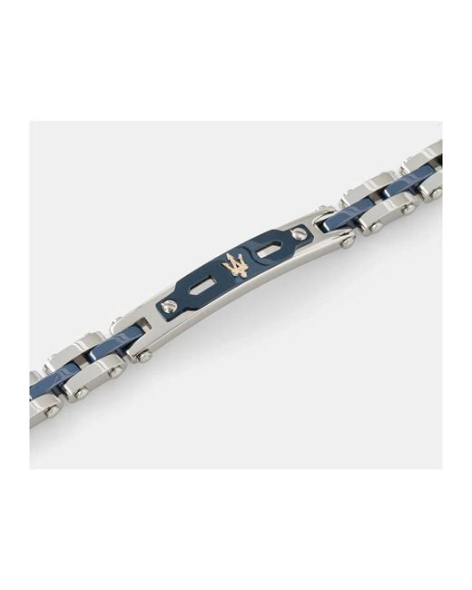 Bracelets Maserati de hombre de color Metallic