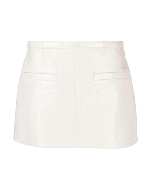 Courreges White Short Shorts