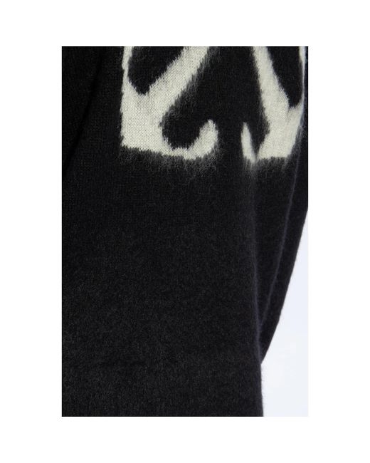Knitwear > round-neck knitwear Off-White c/o Virgil Abloh pour homme en coloris Black