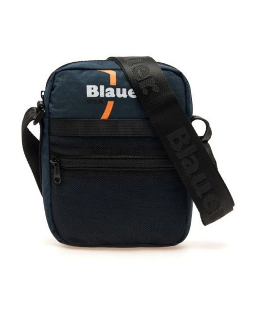 Blauer Accessoires ,Blauw ,Schoudertas Met Meerdere Compartimenten in het Black voor heren