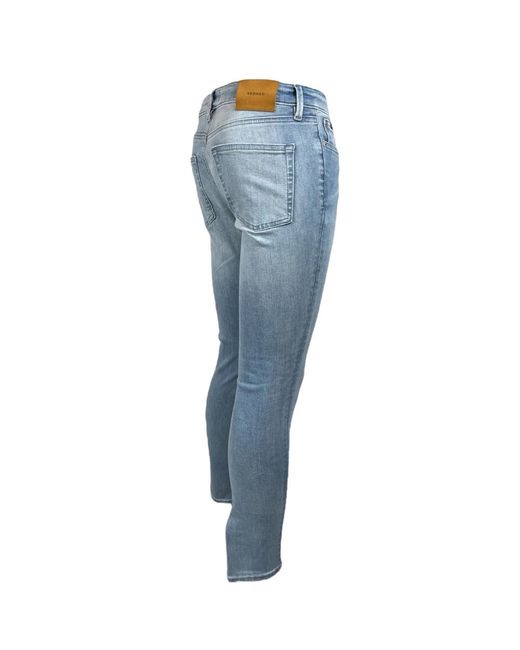 Denham Blue Stretch skinny jeans blau slim fit