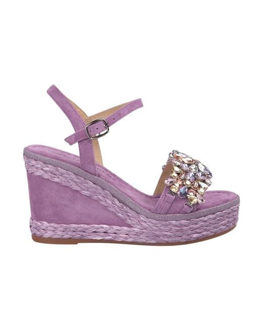 Wedges di Alma En Pena. in Purple