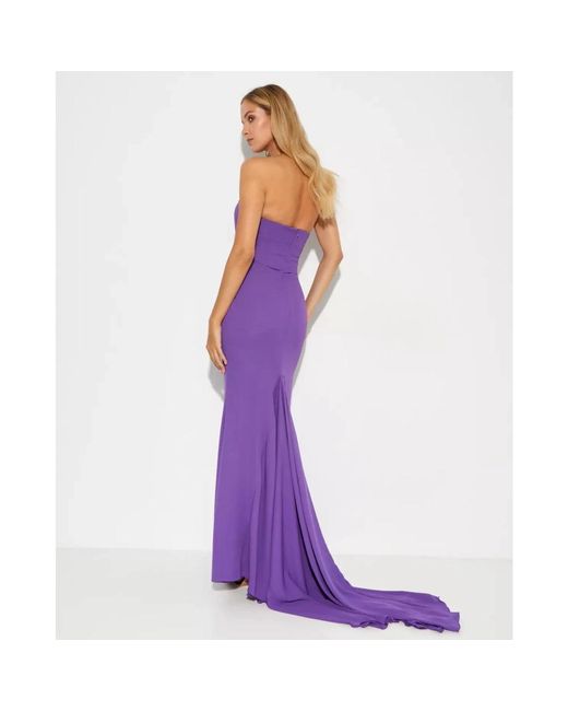 GIUSEPPE DI MORABITO Purple Party Dresses