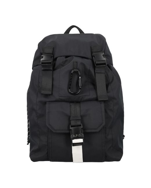 A.P.C. Black Backpacks for men