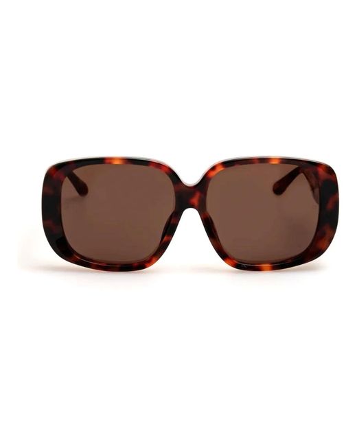 Linda Farrow Sunglasses in het Brown