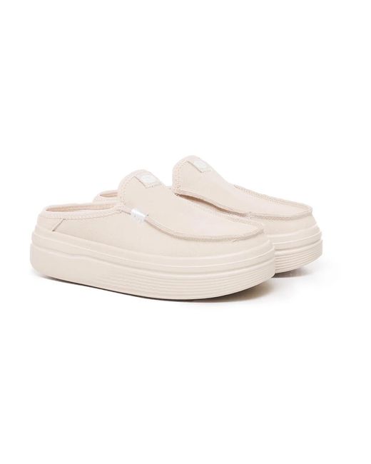 HeyDude White Mules