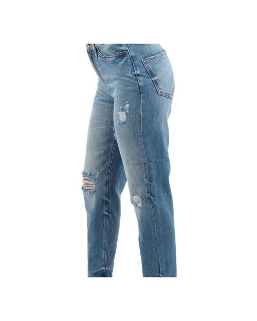 Jeans > cropped jeans Armani Exchange en coloris Blue