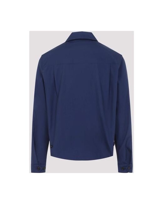 Prada Jassen ,Blauw ,Polyester Polyester Jas in het Blue voor heren
