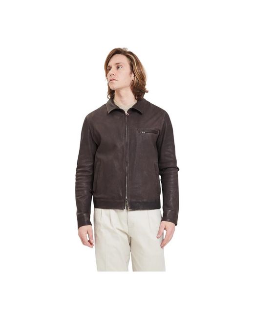 Stewart Jassen ,Bruin ,Melbourne-Omega Wash Jas in het Brown voor heren