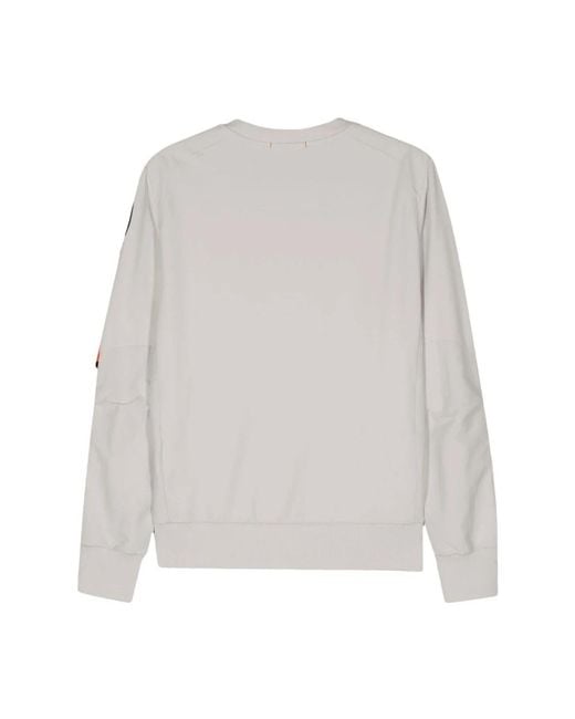 Parajumpers White Sweatshirts for men
