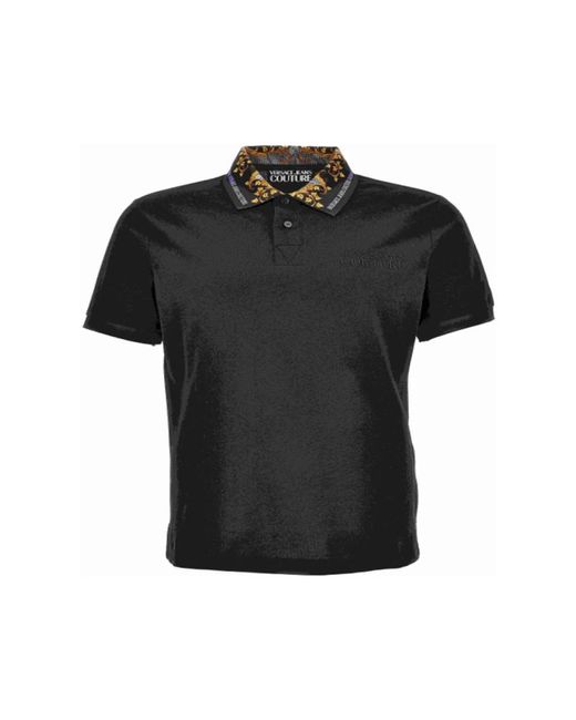Polo Shirts di Versace Jeans Couture in Black da Uomo