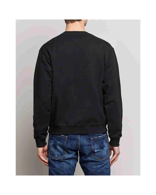 DSquared² Hoodies & Sweatvesten ,Zwart ,Casual Sweatshirt Met Stijl in het Black voor heren