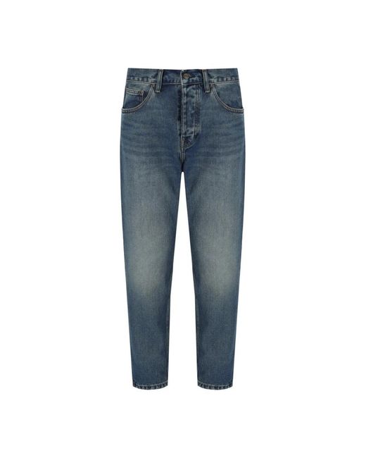Carhartt Blue Loose Fit Jeans for men