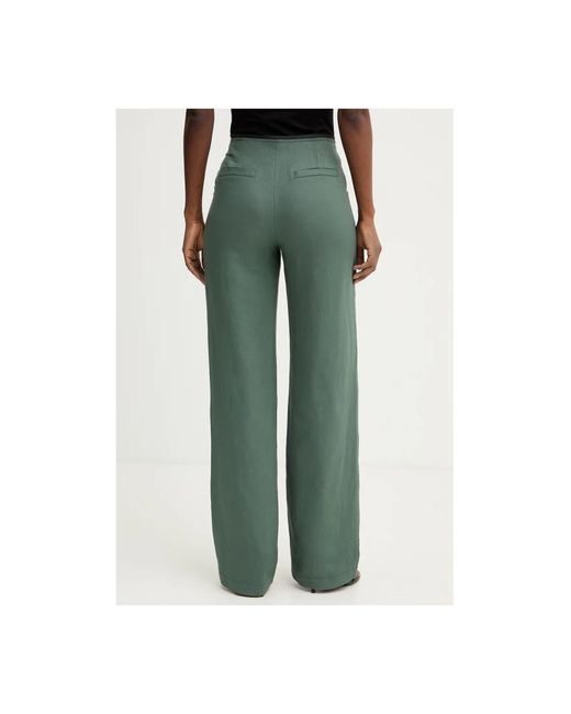 Patrizia Pepe Green Straight Trousers
