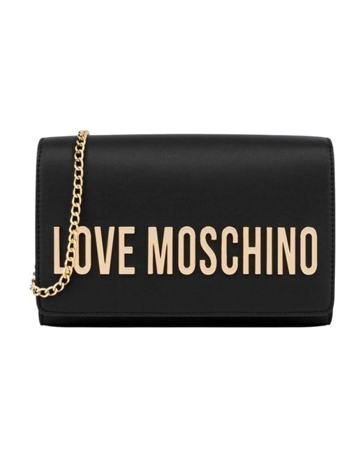 Shoulder Bags di Moschino in Black