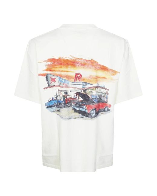 Represent White T-Shirts for men