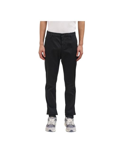 Dondup Black Chinos for men