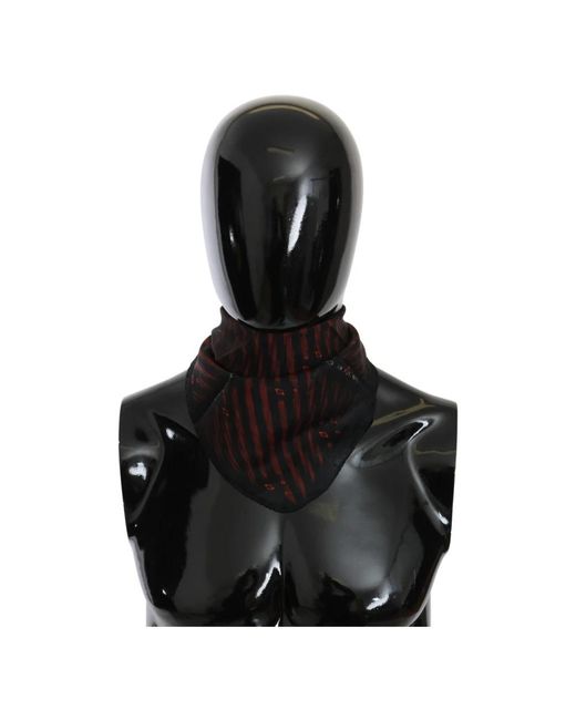 CoSTUME NATIONAL Black Silky Scarves