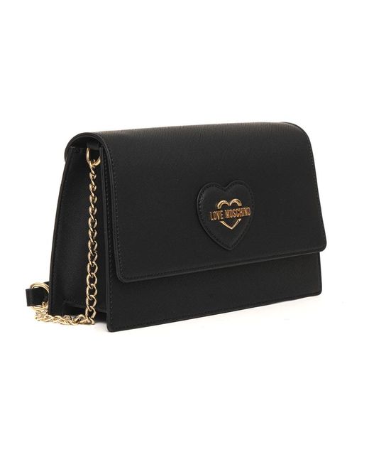 Shoulder Bags di Love Moschino in Black