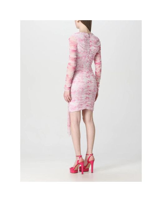 MSGM Roze Tiedye Mini Jurk in het Pink