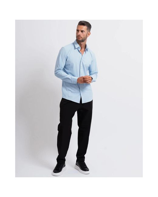 Boss Blue Casual Shirts for men