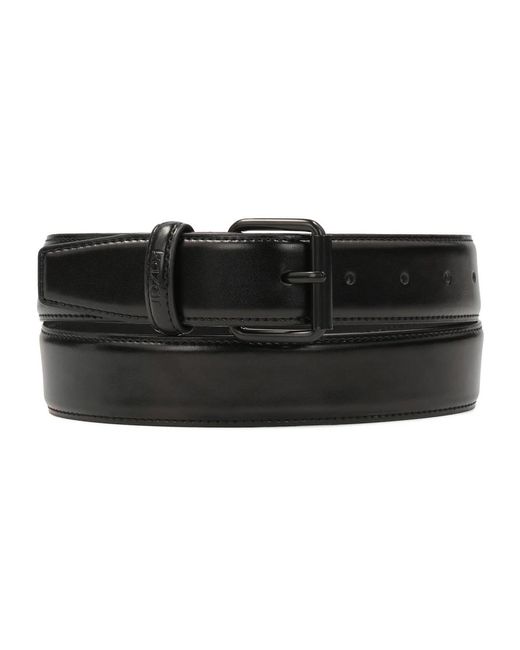 Kazar Accessoires ,Zwart ,Leer Zwarte Leren Riem Met Klassieke Gesp in het Black