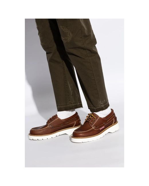 DSquared² Brown Sailor Shoes for men