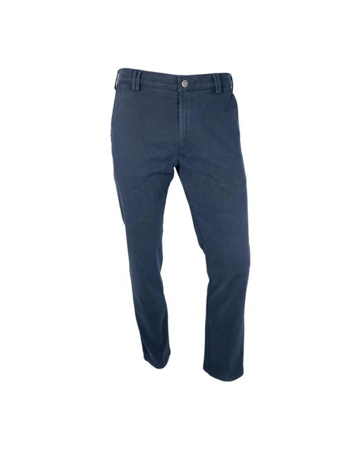 Chinos di Meyer in Blue da Uomo