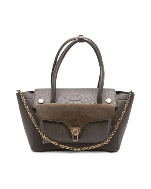 Coccinelle Brown Shopping Bags