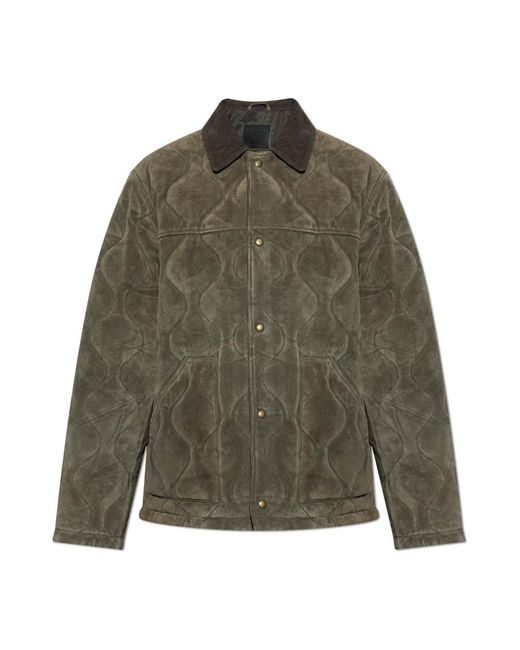 AllSaints Jassen ,Groen ,Suède Suède Jas Dakota in het Green voor heren