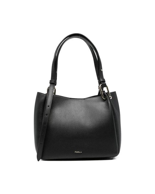 Furla Black Shopping Bags