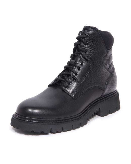 Doucal's Blue Lace-Up Boots for men