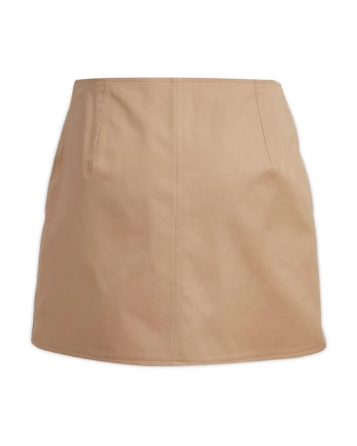 Burberry Natural Short Skirts