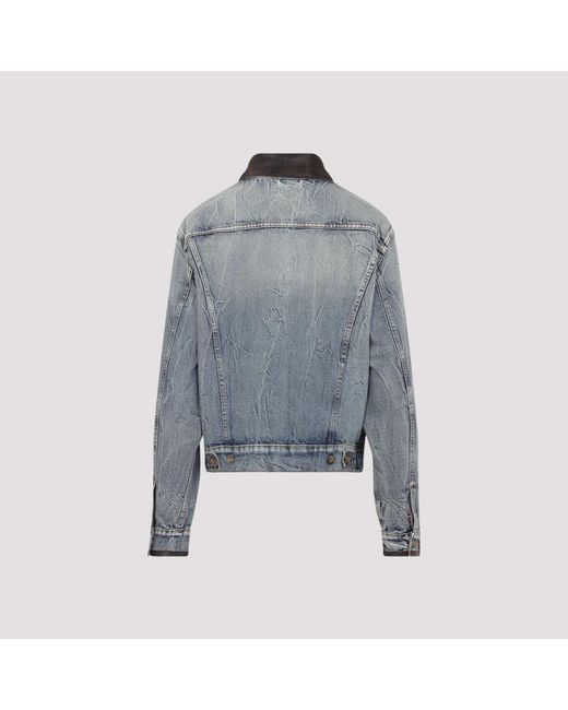 Miu Miu Gray Denim Jackets