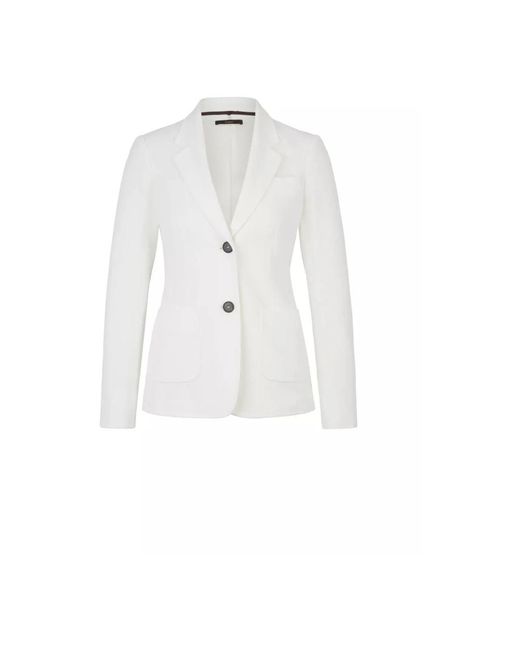 Windsor. Jassen ,Wit ,Elegante Blazer Voor Vrouwen in het White